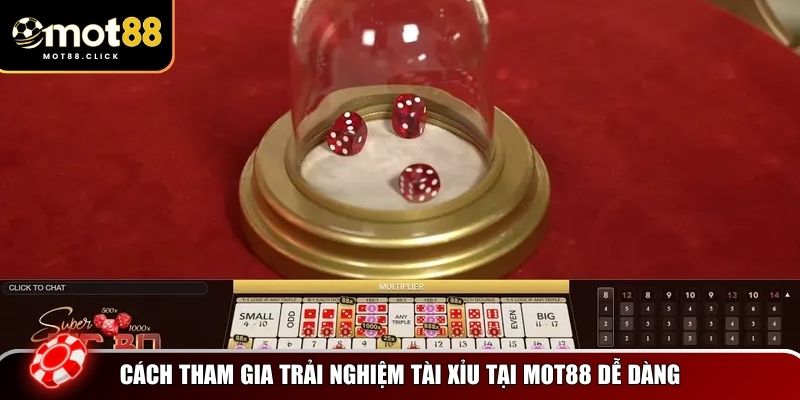 Tham gia trải nghiệm game Tài Xỉu tại MOT88