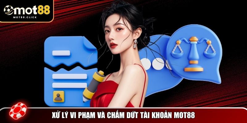 Xử lý vi phạm theo điều khoản sử dụng MOT88