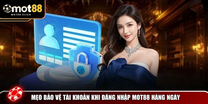 Mẹo bảo vệ tài khoản khi đăng nhập Mot88